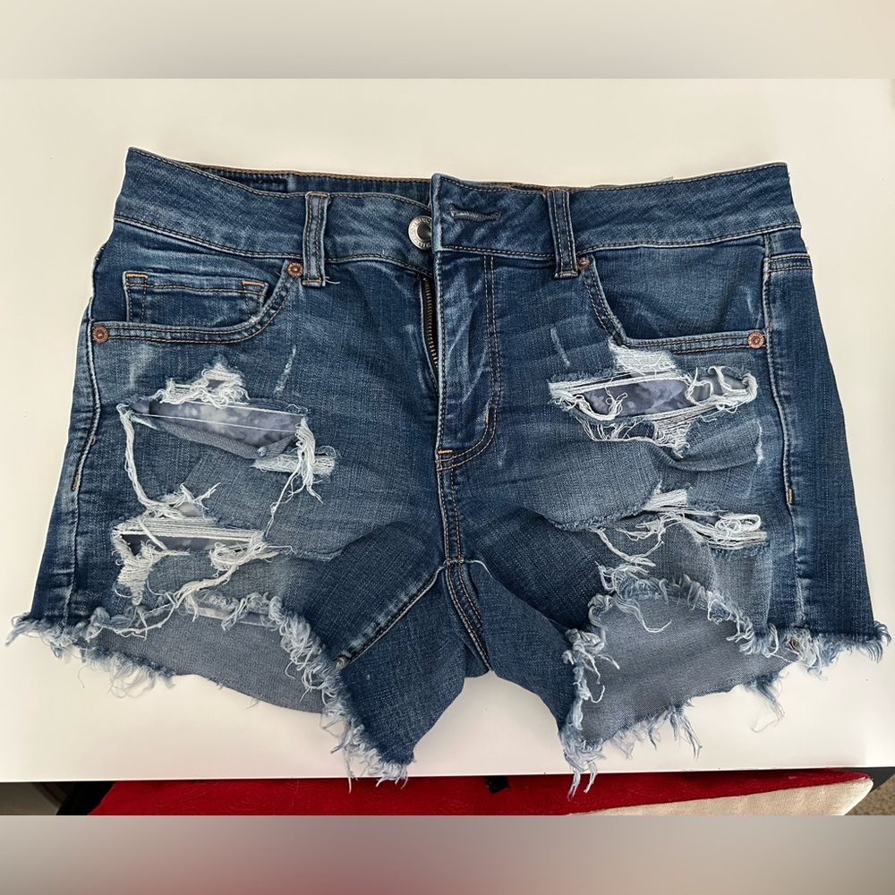 American Eagle Blue Denim Super Stretch Jeans sz 12